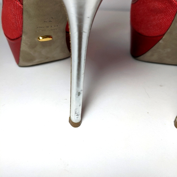Sergio Rossi platform heels. Women's size 6.5 - Picture 7 of 11